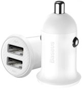 Автомобільний зарядний пристрій Baseus Grain Pro Car Charger 4.8A White (CCALLP-02)