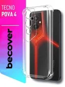 Чохол BeCover for Tecno Pova 4 LG7n - Anti-Shock Clear (708903)