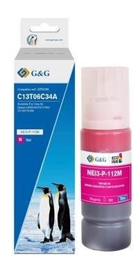 Чорнило G&G for Epson L15150/15160 Magenta pigm (G&G-C13T06C34A)