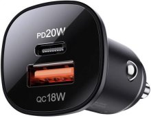 Автомобільний зарядний пристрій Acefast B1 38W Black (AFB1B)