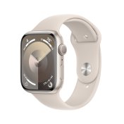 Смарт годинник Apple Watch Series 9 GPS 45mm Starlight Aluminium Case with Starlight Sport Band - M/L  (MR973)