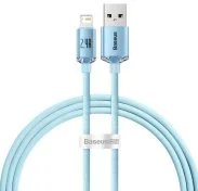 Кабель Baseus Crystal Shine Series 2.4A AM / Lightning 2m Sky Blue (CAJY001203)