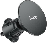 Кріплення для мобільного телефону Hoco H12 Fine jade ring magnetic car holder air outlet Black (6931474794505)