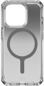 Чохол iTSkins for iPhone 15 Pro Max HYBRID R Ombre with MagSafe Smoke  (AP5U-HYOMB-SMOK)