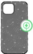 Чохол iTSkins for iPhone 15 Pro HYBRID R Spark with MagSafe Smoke (AP5X-HBSPM-SMOK)