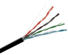 Мережевий кабель Kingda LAN Cat.5e UTP CCA AWG 24 305m Black (KDUT8013-CCA)