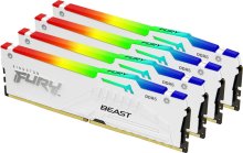 Оперативна пам’ять Kingston FURY (ex. HyperX) Beast RGB White DDR5 4x32GB (KF552C40BWAK4-128)