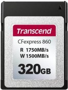 FLASH пам'ять Transcend CFExpress 860 PCIe Gen3 x2 NVMe 320GB (TS320GCFE860)