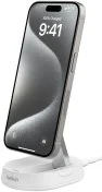 Бездротова зарядна станція Belkin BoostCharge Pro Magnetic Qi2 15W White (WIA008BTWH)