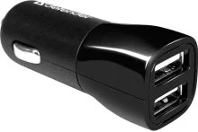 Автомобільний зарядний пристрій Defender ECA-24 2.4A Black (83824)