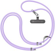 Silicone Rope Titanium Violet with Grey holder