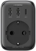 Зарядний пристрій UGREEN Outlet Extender CD314 GaN 30W Gray (90613)
