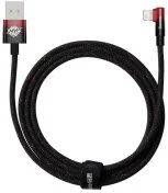Кабель Baseus MVP 2 Elbow-shaped 2.4A AM / Lightning 2m Black/Red (CAVP000120)