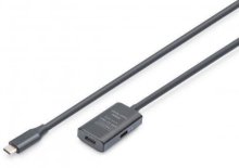 Кабель Digitus Active Cable 5G CM / CF 5m Black  (DA-73108)