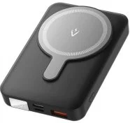 Батарея універсальна Vention 10000mAh Magnetic Wireless 22.5W Black (FHTB0)