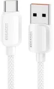 Кабель Essager Breeze 100W AM / Type-C 1m White (EXC7A-WL02-P)