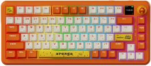 Клавіатура Ajazz AK820 Max Avocado Switch RGB With Screen Wireless Orange (AK820MAX-AS-OW)