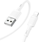 Кабель Hoco X83 2.4A AM / Lightning 1m White (6931474770875)