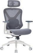 Крісло OfficePro Atlas OC630-W-DG-DG White/Dark Gray