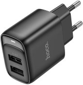 Зарядний пристрій Hoco C141A 2.1A Black (6942007627849)