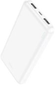 Батарея універсальна Hoco J100 10000mAh 2.1A White (6931474783578)