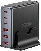Зарядний пристрій Essager Engine 85W Desktop Charging Station Black (EZC85W-SXB0G-Z)