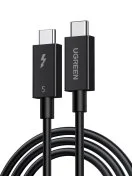 Кабель UGREEN Thunderbolt 5 L703 PD 3.1 120Gbps 240W 5A Type-C / Type-C 1m Black (45996)