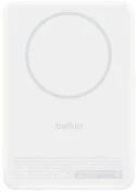 Батарея універсальна Belkin BoostCharge Slim 5000mAh 20W Qi2 15W with Kickstand White (BPD011HQWH)