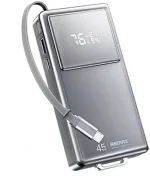 Батарея універсальна Remax FCP-30 20000mAh 45W Tarnish built-in Cable (6954851250913)