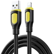 Кабель Remax Ruinay Series RC-C113 2.4A AM / Lightning 1m Black (6954851219552)