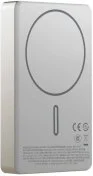 Батарея універсальна Momax 1-Power Pass 10000mAh 20W / Qi2 15W Titanium (IP137L1)
