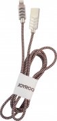 Кабель USB JoyRoom 2.0 S-M327L Zinc Alloy Braided AM / Lightning рожевий