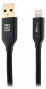 Кабель USB Recci RCL-N120 Velocity AM / Lightning 1.2м чорний