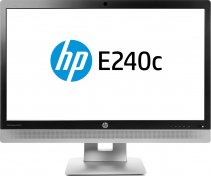 Монітор HP EliteDisplay E240c (M1P00AA) чорний/сріблястий