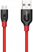 Кабель USB Anker Powerline+ V3 AM / Micro USB 0.9 м червоний
