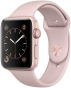 Смарт годинник Apple Watch A1802 Series 1 38mm Rose Gold Aluminium Case with Pink Sand Sport Band (MNNH2FS/A)