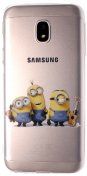 Чохол Milkin for Samsung J330/J3 2017 - Superslim Minion Trio