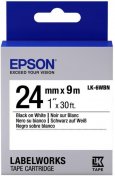 Стрічка Epson LC6SBE9 Matte Blk/MattSiv 24/9mm.