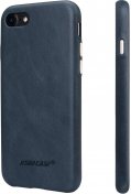 Чохол JISON for iPhone 7/8/SE - Leather Case Dark Blue  (JS-IP8-13A40)
