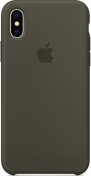 Чохол HiC for iPhone X - Silicone Case Dark Olive  (ASCHCXDO)