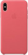 Чохол Apple for iPhone XS Max - Leather Case Peony Pink (MTEX2)