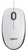 Миша Logitech M100 White (L910-005004)