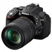 Цифрова фотокамера дзеркальна Nikon D5300 kit AF-S DX 18-105 VR (VBA370K004)