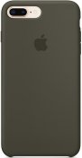 Чохол HiC for iPhone 8 Plus - Silicone Case Dark Olive