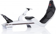 Крісло ігрове Playseat F1 Silver Official Licensed, з кріпленням для керма та педалей, White