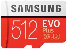 Карта пам'яті Samsung Evo Plus Micro SDXC 512GB MB-MC512GA/RU