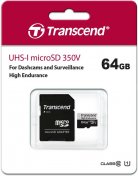 Карта пам'яті Transcend 350V Micro SDXC 64GB TS64GUSD350V