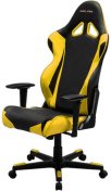 Крісло ігрове DXRacer Racing OH/RE0/NY PU шкіра, Al основа, Black/Yellow
