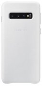 Чохол Samsung for Galaxy S10 G973 - Leather Cover White  (EF-VG973LWEGRU)