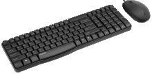Клавіатура+миша, Rapoo N1820 USB, Black